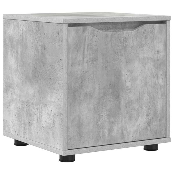 vidaXL Cabinet de salle de bain Gris béton 40,5 x 40 x 44 cm