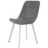 vidaXL Chaises &agrave; manger lot de 2 noir similicuir