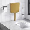 vidaXL Réservoir de toilette avec entrée d'eau inférieure 3/6 L Curry