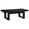 vidaXL Table basse NOAIN Noir 119 x 60 x 40 cm Bois de pin massif