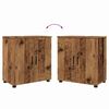 vidaXL Ensemble de mobilier de salle de bain 2 pcs Bois Ancien