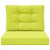 vidaXL Coussin de canap&eacute; d'ext&eacute;rieur 2 pcs Vert Polyester