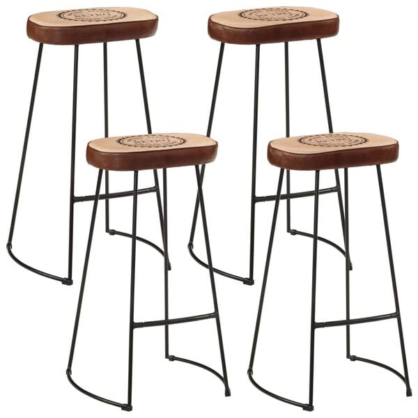 vidaXL Ensemble de bar 5 pcs bois de manguier brut massif et m&eacute;tal
