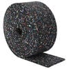 vidaXL Rouleau de granulat en caoutchouc Noir 1000 x 12 x 0,6 cm