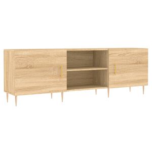vidaXL Meuble TV ch&ecirc;ne sonoma 150x30x50 cm bois d'ing&eacute;nierie