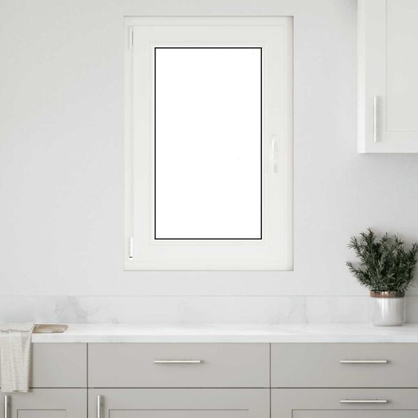 vidaXL Fenêtre de sous-sol« RISOR » 60 x 100 cm oscillo-battante DIN gauche blanche