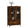 vidaXL Buffet haut ch&ecirc;ne fum&eacute; 69,5x31x115 cm bois d'ing&eacute;nierie