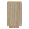 vidaXL Buffet Chêne sonoma 80x40x75 cm Bois d'ingénierie