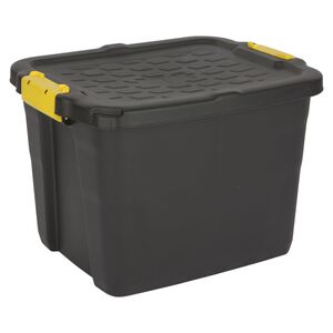 Practo Home Bo&icirc;te de rangement 42 L noir