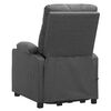 vidaXL Fauteuil de massage inclinable Gris clair Tissu