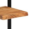 vidaXL Étagères murales 2 pcs 25x25x75 cm Bois d'acacia et acier