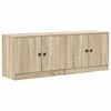 vidaXL Armoire de rangement pour lit mezzanine 2 pi&egrave;ces Ch&ecirc;ne Sonoma