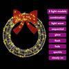 vidaXL Couronne avec 80 LED Blanc chaud 92 x 92 x 9,5 cm Acrylique