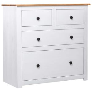 vidaXL Buffet Blanc 80x40x83 cm Pin Gamme Panama