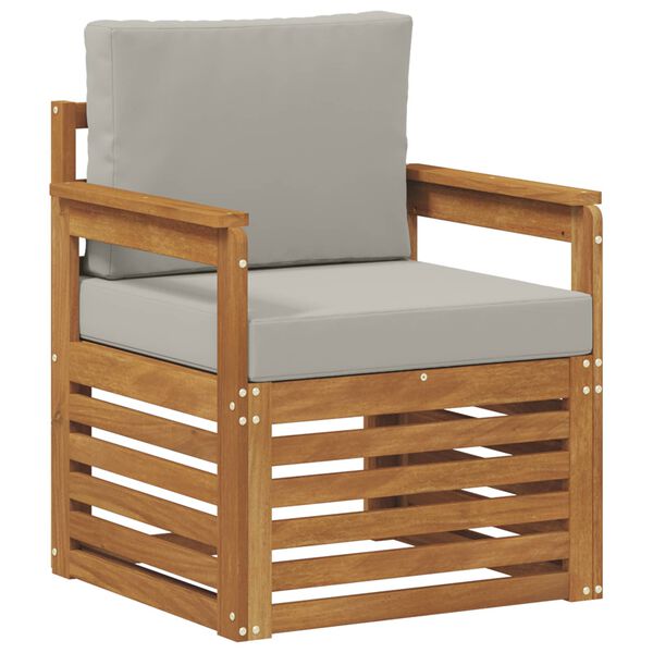 vidaXL Ensemble de canap&eacute;s d'ext&eacute;rieur Naturel 71 x 63 x 73 cm