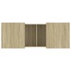 vidaXL Table basse chêne sonoma 100x55x40 cm bois d'ingénierie