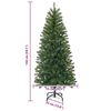 vidaXL Sapin de No&euml;l artificiel Vert 150 cm PVC, PE et acier
