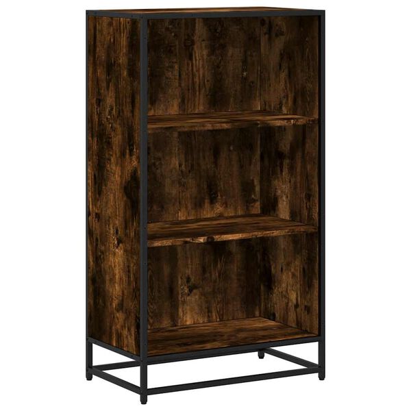 vidaXL Biblioth&egrave;que ch&ecirc;ne fum&eacute; 60x35x107,5 cm bois d'ing&eacute;nierie