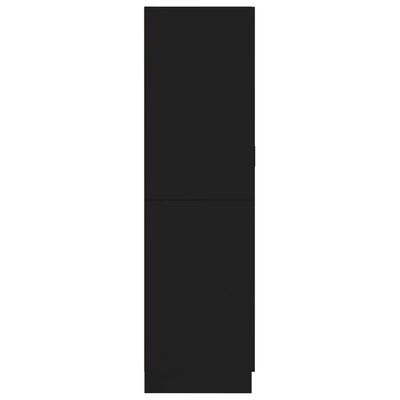 vidaXL Garde-robe Noir 82,5x51,5x180 cm Aggloméré