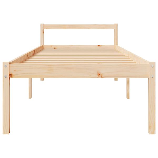 vidaXL Lit pour personne &acirc;g&eacute;e sans matelas 75x190 cm