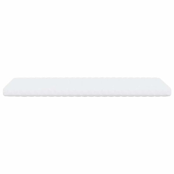 vidaXL Matelas en mousse blanc 90x210 cm 7 zones dureté 20 ILD