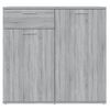 vidaXL Buffet Sonoma gris 80x36x75 cm Bois d'ing&eacute;nierie
