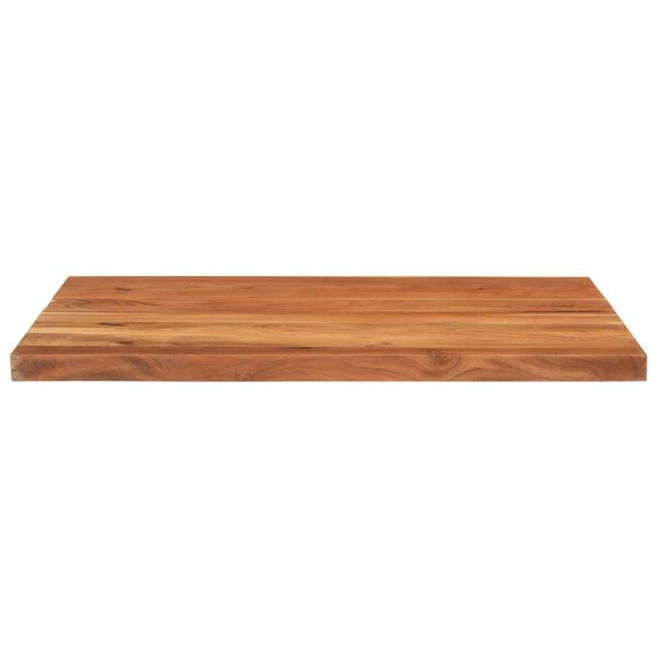 vidaXL Dessus de table 90x80x3,8 cm rectangulaire bois massif d'acacia