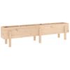 vidaXL Lit sur&eacute;lev&eacute; de jardin 160x30x38 cm bois de pin massif