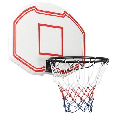 vidaXL Panneau de basket-ball Blanc 90x60x2 cm Polyéthylène