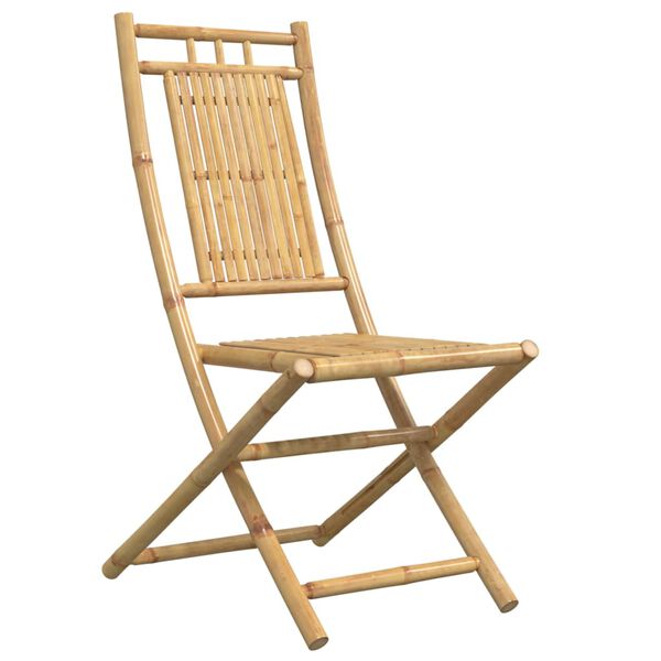 vidaXL Chaises pliables de jardin lot de 6 46x66x99 cm bambou