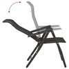 vidaXL Chaises pliables jardin lot de 2 couleur café noir poly rotin