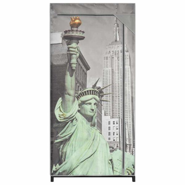 vidaXL Garde-robe New York 75x45x160 cm Tissu