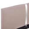vidaXL Cadre de lit sans matelas cappuccino similicuir 140x200 cm