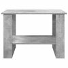 vidaXL Table basse Gris b&eacute;ton 72 x 50 x 50 cm Bois d'ing&eacute;nierie