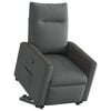 vidaXL Fauteuil inclinable Gris fonc&eacute; Tissu