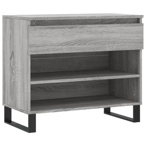 vidaXL Armoire &agrave; chaussures Sonoma gris 70x36x60 cm Bois d'ing&eacute;nierie