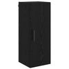 vidaXL Haut Armoire Ch&ecirc;ne noir 34,5 x 34 x 180 cm Bois d'ing&eacute;nierie