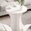 vidaXL Table basse 3 pcs Blanc