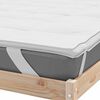 vidaXL Prot&egrave;ge-matelas blanc 100x220 cm