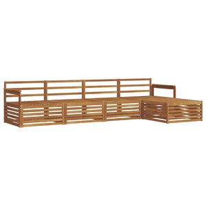 vidaXL Ensemble de canap&eacute;s d'ext&eacute;rieur 5 pcs Naturel