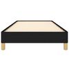 vidaXL Cadre de lit sans matelas noir 80x200 cm tissu