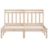 vidaXL Cadre de lit sans matelas bois massif