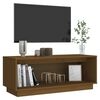 vidaXL Meuble TV Marron miel 90x35x35 cm Bois de pin massif