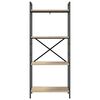vidaXL &Eacute;tag&egrave;re Ch&ecirc;ne Sonoma 56 x 34 x 133,5 cm Bois d'ing&eacute;nierie