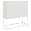 vidaXL Buffet blanc 100,5x39x107 cm acier