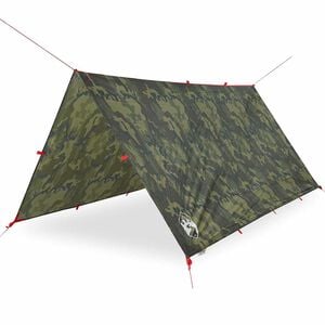 vidaXL B&acirc;che de camping camouflage 306x306 cm imperm&eacute;able