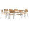 vidaXL Ensemble de salle &agrave; manger pour jardin 9 pc