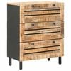 vidaXL Armoires de rangement 60 x 33 x 75 cm Bois de mangue massif