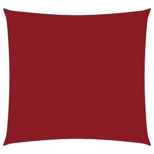 vidaXL Voile de parasol tissu oxford carr&eacute; 2x2 m rouge