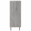 vidaXL Buffet sonoma gris 69,5x34x90 cm bois d'ing&eacute;nierie